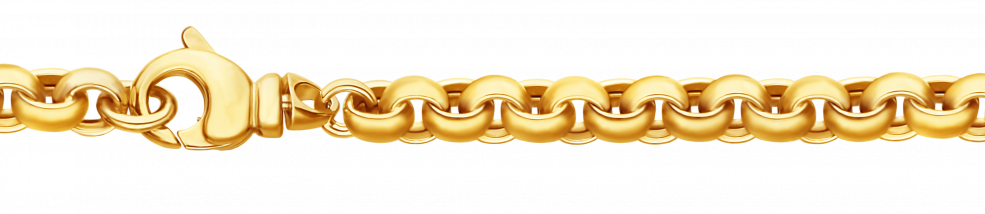 Necklace Belcher chain hollow chain width 6mm