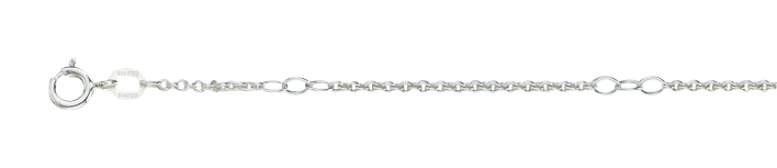 Ankle chain Anchor figaro chain width 1.6mm