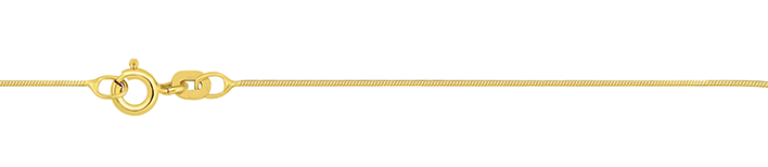 Necklace Snake diamond cut chain width 0.7mm