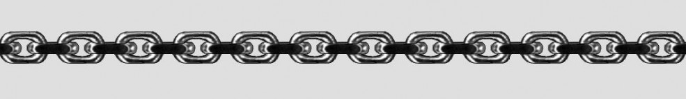 Necklace Anchor diamond cut chain width 4mm