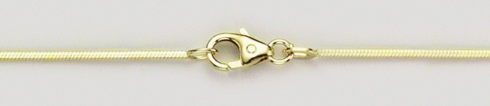 Collier Schlange diamantiert Kettenbreite 0.9mm