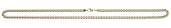 Collier Panzer-Steg hohl Kettenbreite 3.6mm