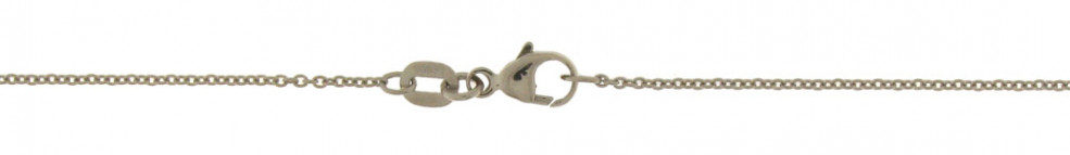 Necklace Anchor round chain width 1.1mm