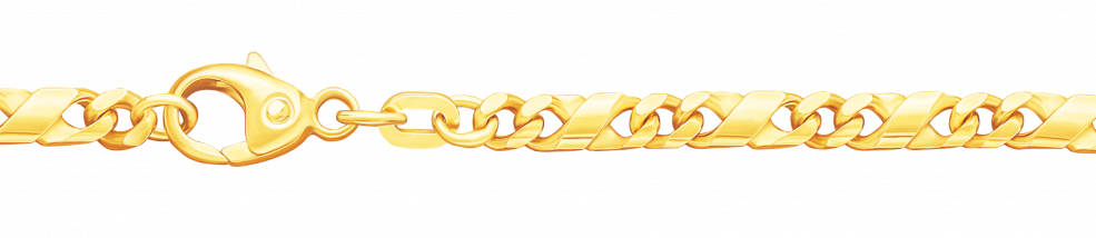 Collier Dollar-Kette Kettenbreite 3.1mm