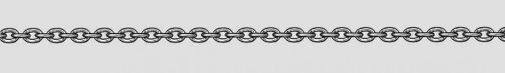 Bracelet Anchor round chain width 3.2mm