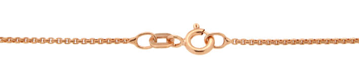 Necklace Round box chain chain width 1.2mm