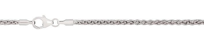 Necklace Wheat chain chain width 2.1mm