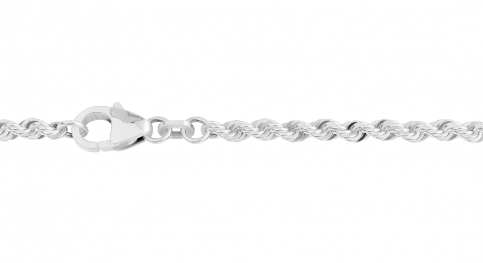 Bracelet Rope chain solid chain width 2.7mm