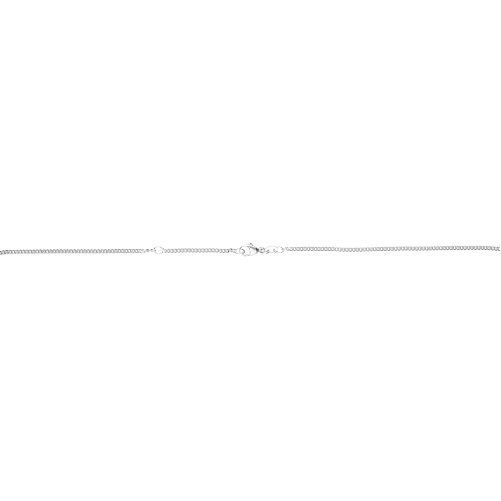 Collier mit Zwischenöse Panzer Kettenbreite 1.7mm