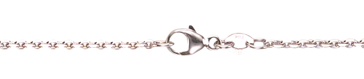 Necklace Anchor diamond cut chain width 1.7mm