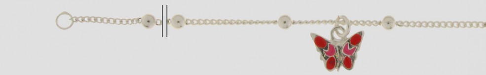 Ankle chain Curb chain round