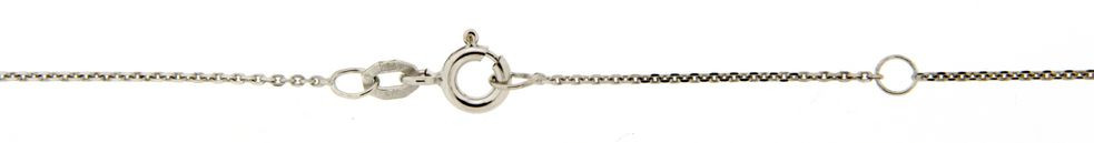 Necklace incl.loop Anchor diamond cut chain width 1.05mm