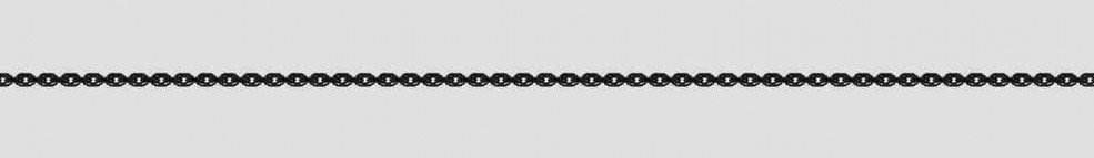 Necklace Anchor diamond cut chain width 1.15mm