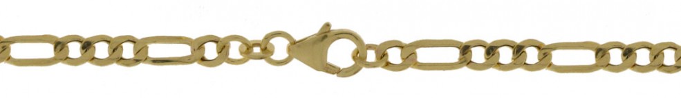 Bracelet Figaro hollow