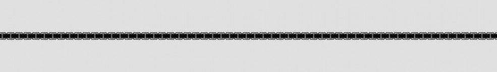Necklace Box chain chain width 1.2mm