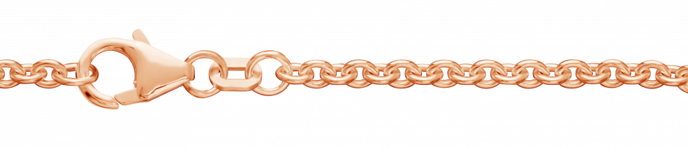 Necklace Anchor round chain width 2.8mm