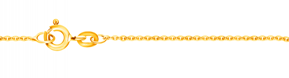 Necklace Anchor diamond cut chain width 1.05mm