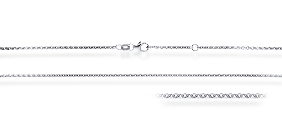 Necklace incl.loop Anchor round chain width 2mm