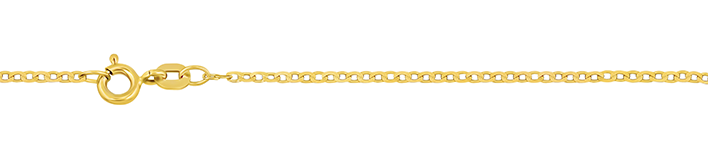 Collier Achter-Kette Kettenbreite 1.3mm