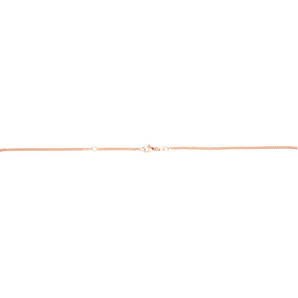 Collier mit Zwischenöse Panzer Kettenbreite 1.7mm