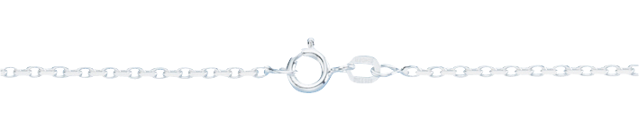 Collier Anker diamantiert Kettenbreite 1.6mm