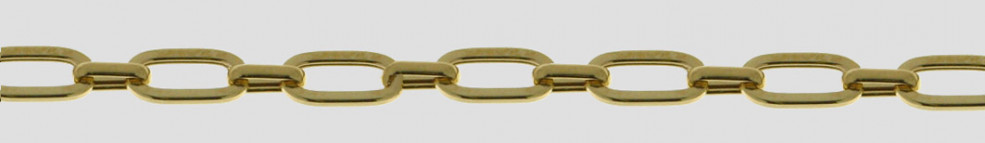 Necklace Anchor hollow chain width 5.4mm