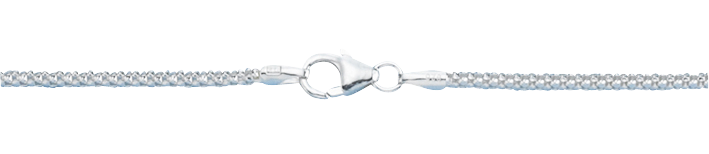 Collier Himbeer-Kette Kettenbreite 1.8mm