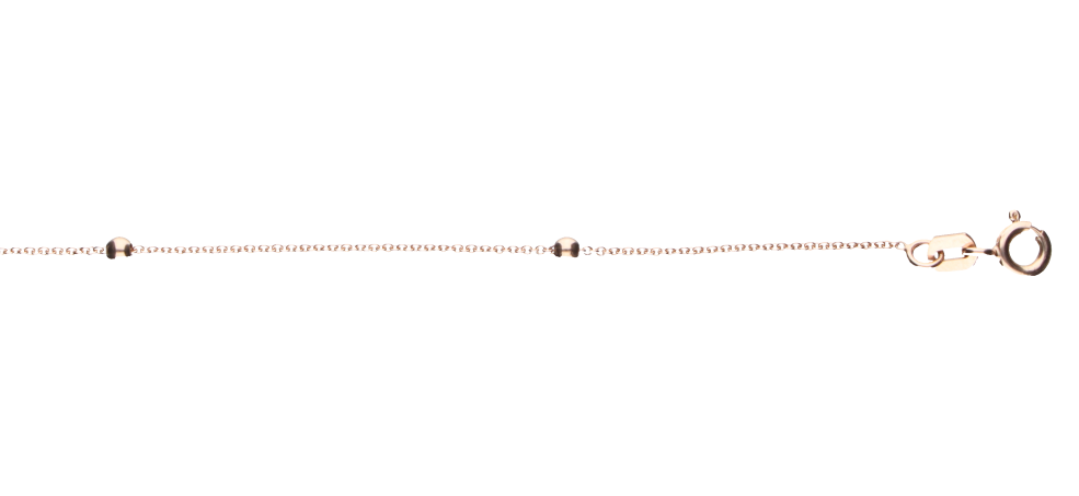 Collier mit Zwischenöse Anker rund