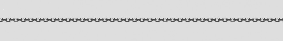 Necklace incl.loop Anchor diamond cut chain width 1.3mm