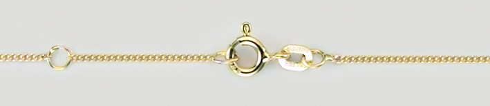 Necklace incl.loop Curb chain chain width 1.1mm